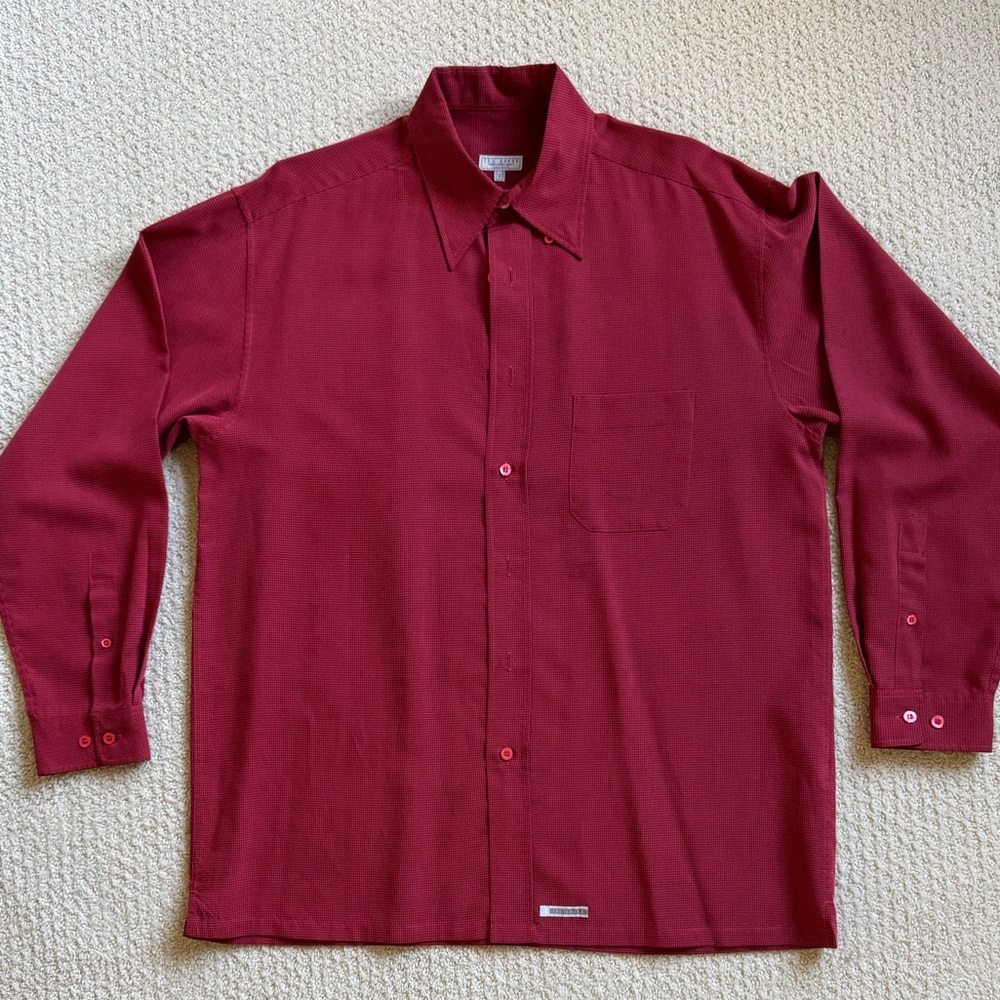Ted Baker London Long Sleeve Red Shirt